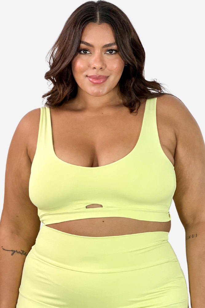 TOP FITNESS SUELLEN EM POLIAMIDA COLORS