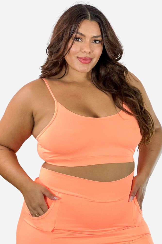 TOP FITNESS JO EM POLIAMIDA COLORS