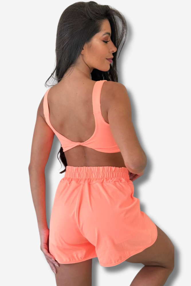 TOP FITNESS SUELLEN EM POLIAMIDA COLORS