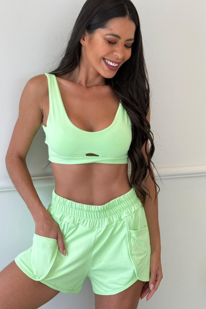 TOP FITNESS SUELLEN EM POLIAMIDA COLORS