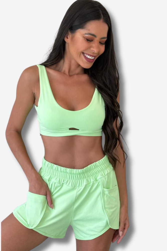 TOP FITNESS SUELLEN EM POLIAMIDA COLORS