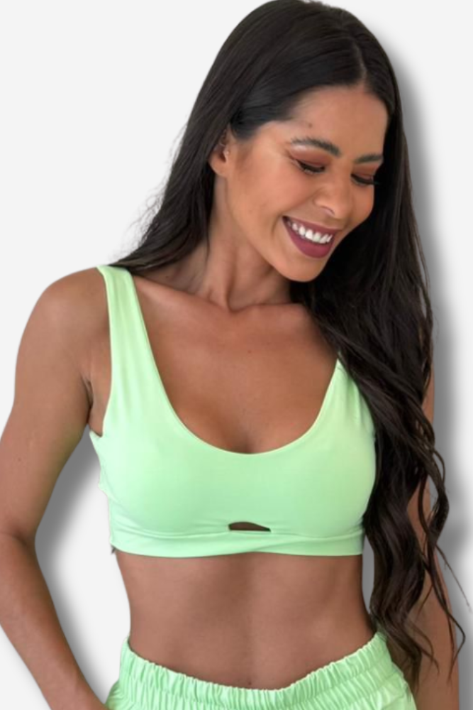 TOP FITNESS SUELLEN EM POLIAMIDA COLORS