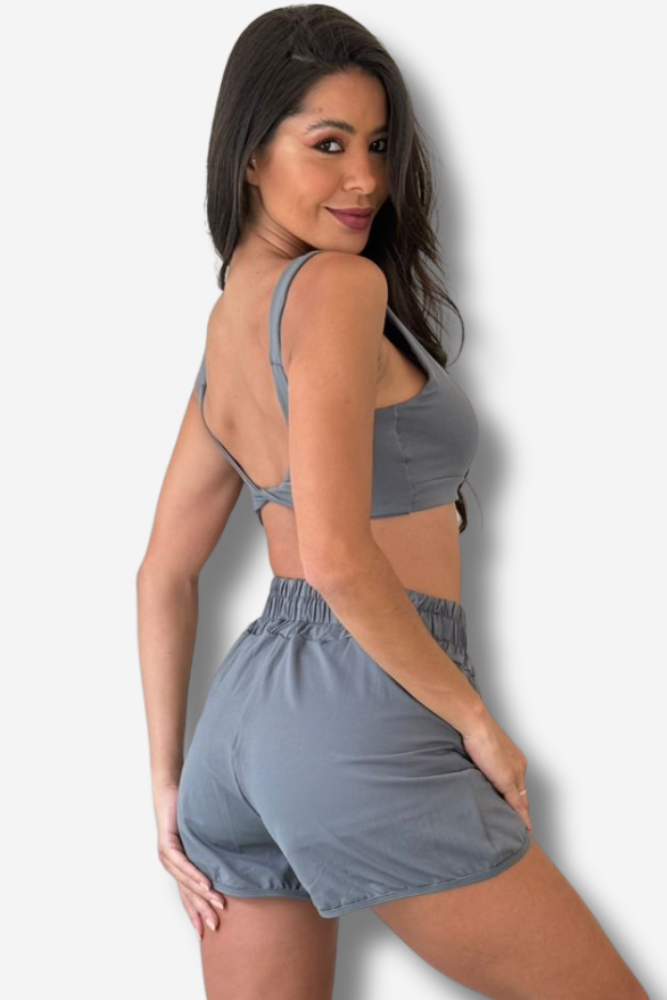 TOP FITNESS SUELLEN EM POLIAMIDA COLORS