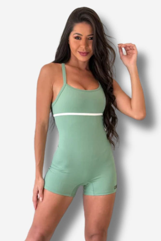 MACAQUINHO FEMININO STYLE JOFITNESS VERDE OLIVA