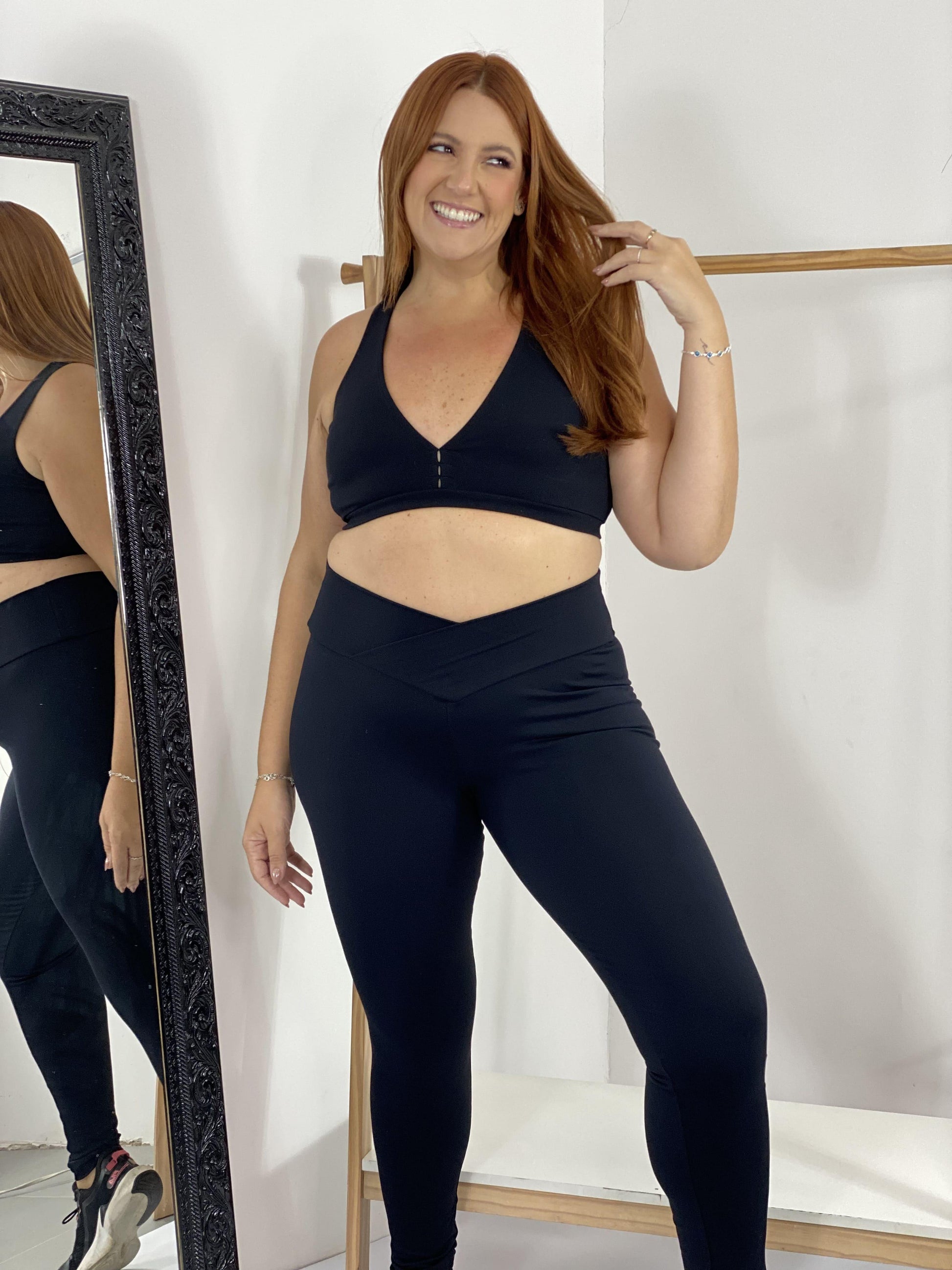 LEGGING AIR STRETCH PLUS SIZE - JO FITNESS